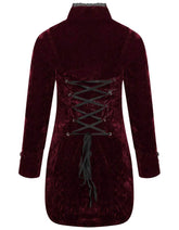 Women's Velvet Brocade Tailcoat -  -  - Trippprs